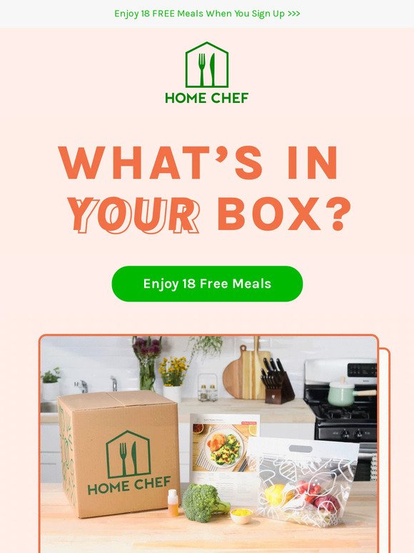 Full of YUM! Here’s what comes inside of a Home Chef box 📦
