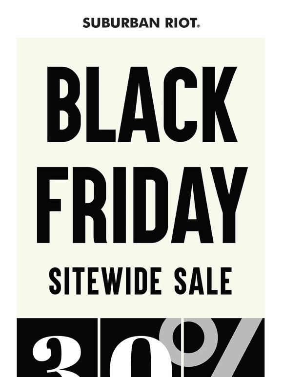 Black Friday Sale Happening NOW!