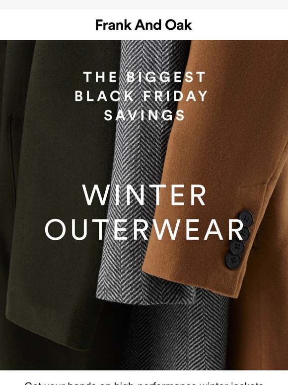 Happening NOW—40% off winter jackets
