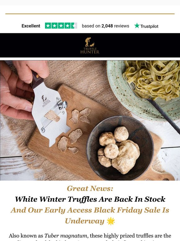 White Winter Truffles - The Diamonds Of The Kitchen - Back In Stock 💎