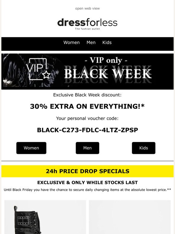 Tommy Hilfiger with an exclusive 30% EXTRA DISCOUNT