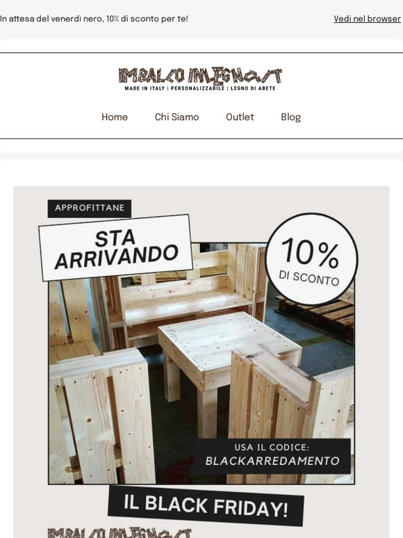Il Black Friday sta arrivando: scopri le nostre promozioni!
