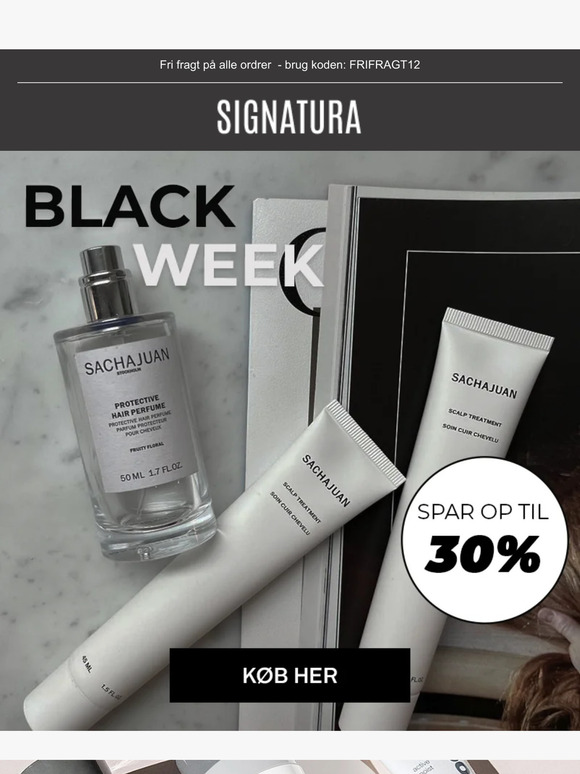 ÅRETS UDSALG: 20-30% rabat under Black Week! 🛍️