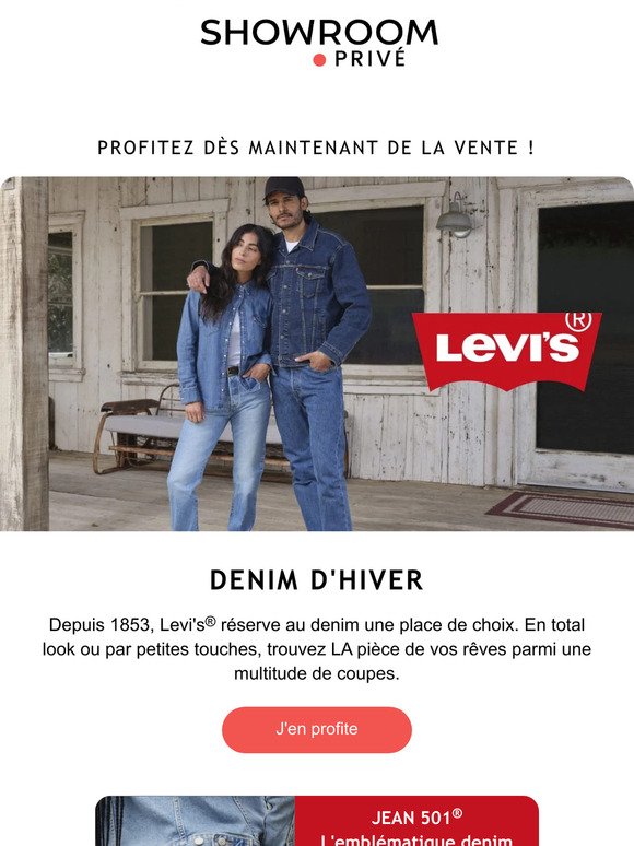 Vite !  Jusqu'à -46% sur l’emblématique Levi’s® :jeans:
