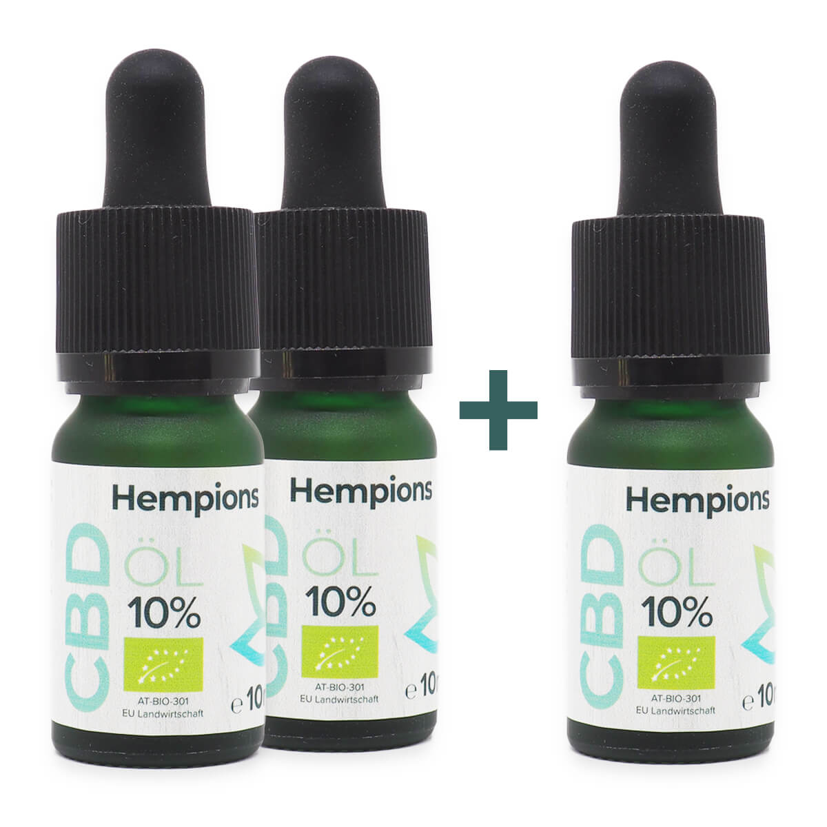 Image of Bio CBD Öl - 10% • 2 + 1 Gratis