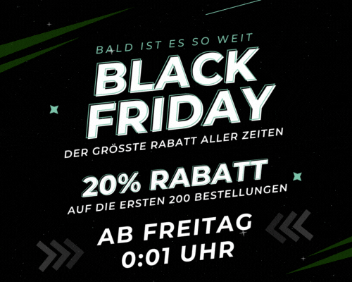 BLACK FRIDAY Ankündigung