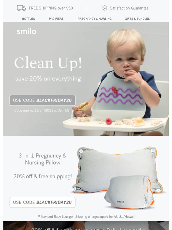 Fashion smilo nursing pillow