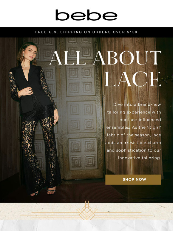 Meet Your New Fashion Must-Have 🖤 Lace Tailoring