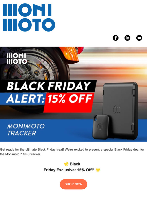 Black Friday Special: 15% Off Monimoto GPS Tracker