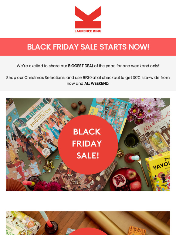 Black Friday: 30% off EVERYTHING!