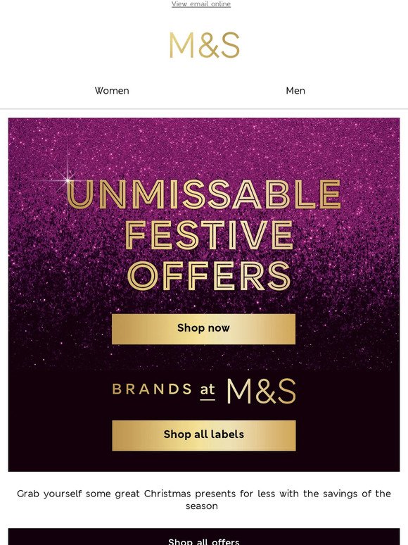 Unmissable festive offers are here