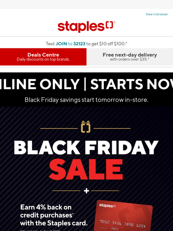 Staples Canada automates email promotions