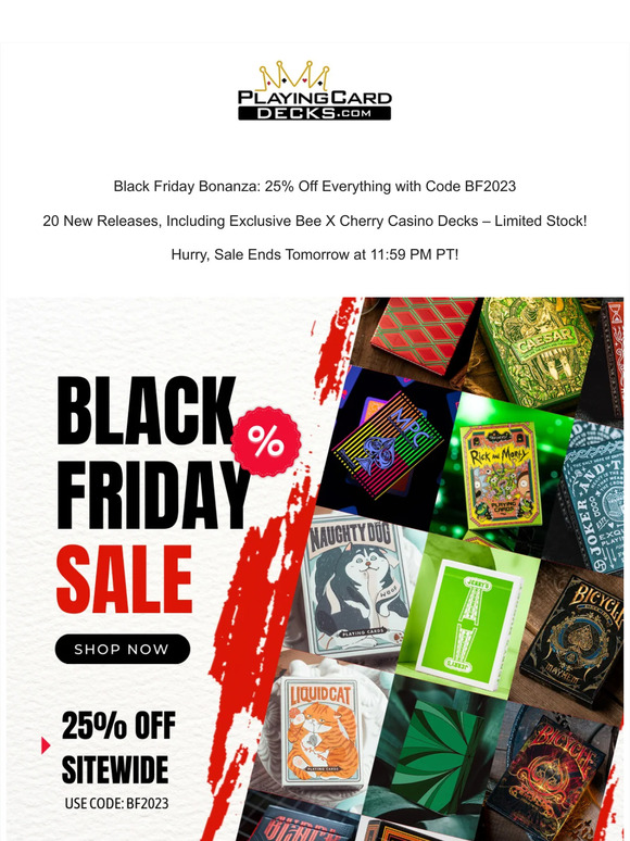 Storm Black Friday with 25% Off Now