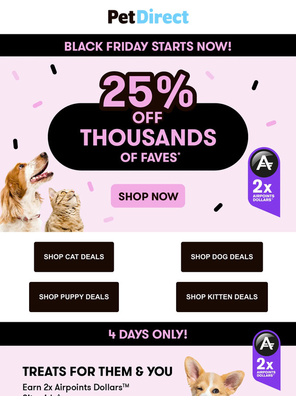 Pet Direct NZ Our BIGGEST Black Friday Sale Ever! Milled