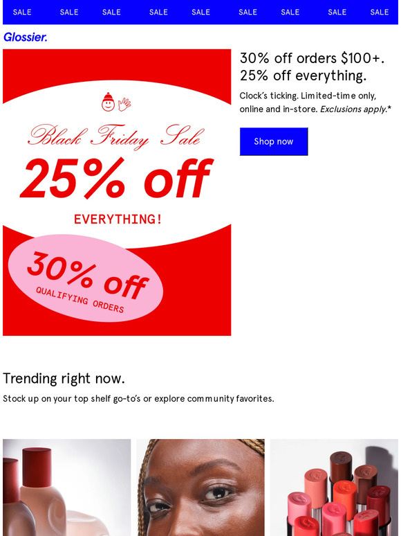 It’s on! Our biggest sale ever
