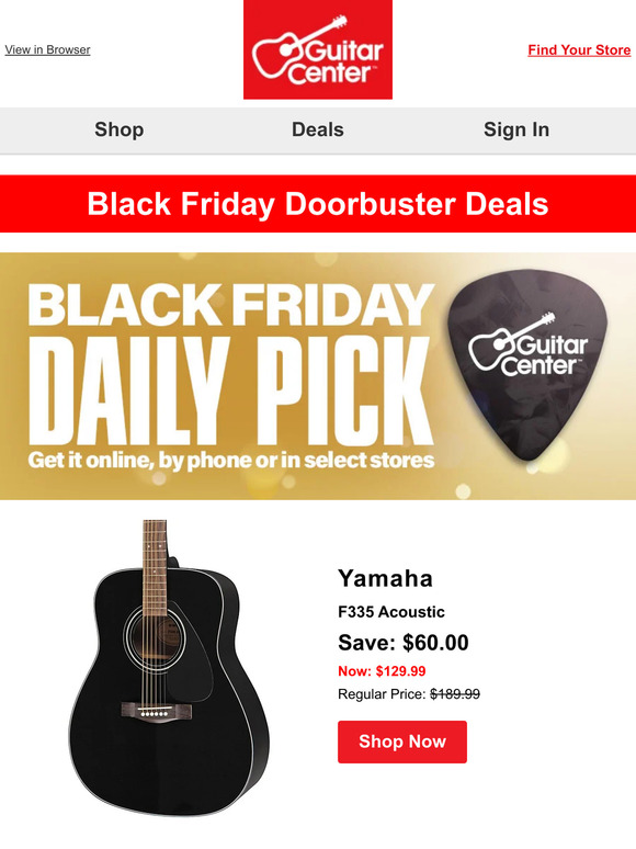 Daily Pick  Guitar Center