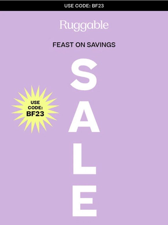 Every. Thing. Is. On. Sale.