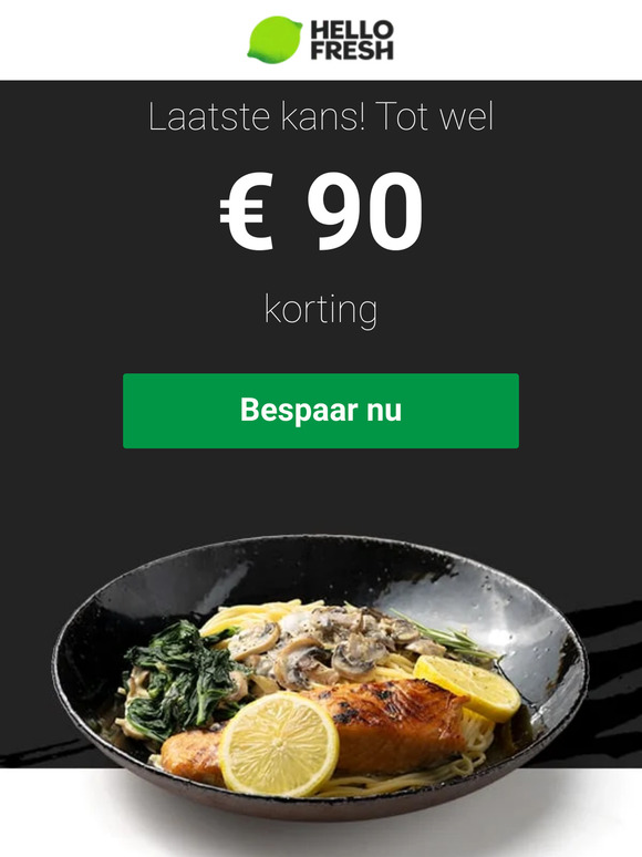 Aanbieding verlengd! Krijg tot wel € 90 korting 💸