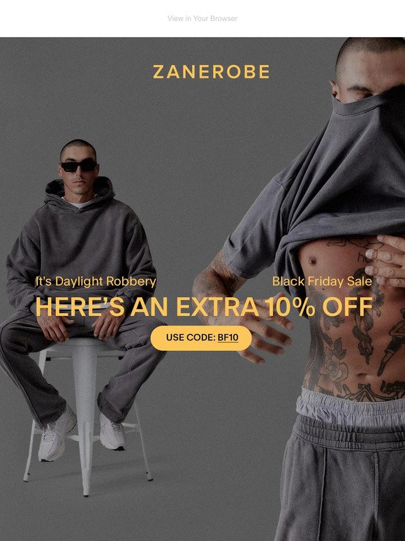 Take An Extra 10% Off Everything!