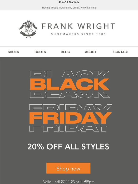 Black Friday Sale Now On
