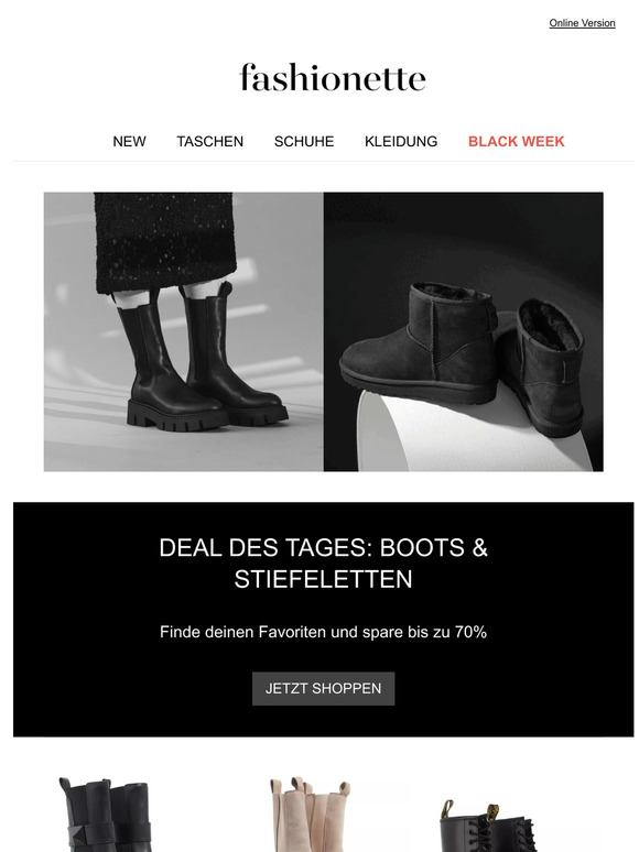 Ab heute UGG, Copenhagen & Co. in der Black Week