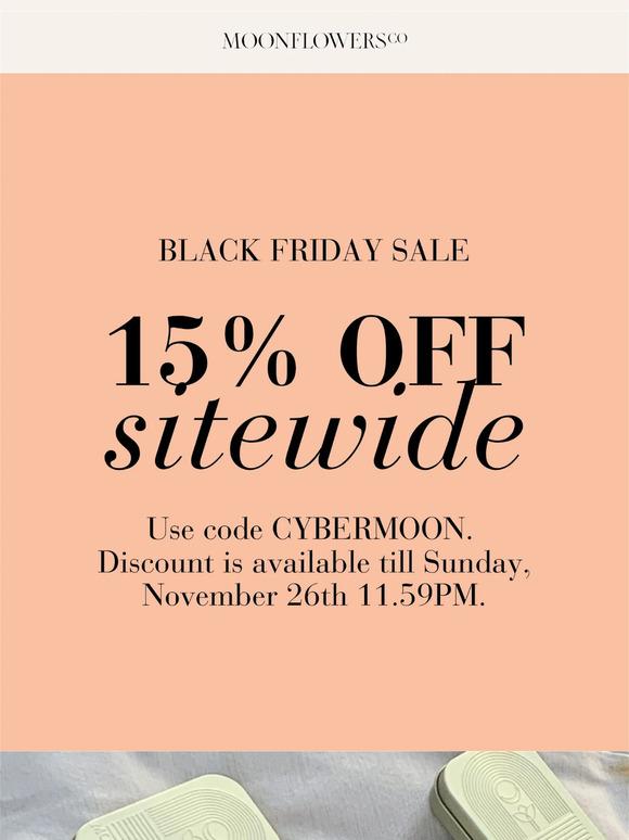 Black Friday Sale Starts Now