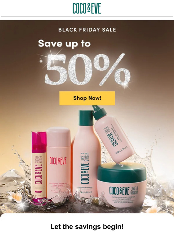 It's BLACK FRIDAY! Up to 50% off SITEWIDE