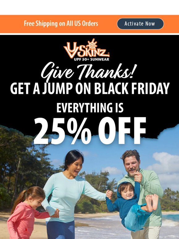 ☀️ Get a Jump on Black Friday Savings