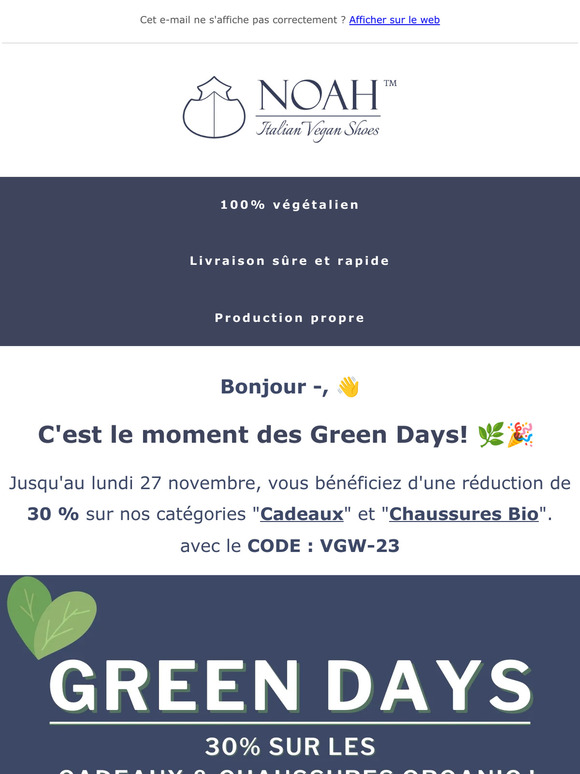 Economisez 30% sur vos cadeaux, —  🌿🎉