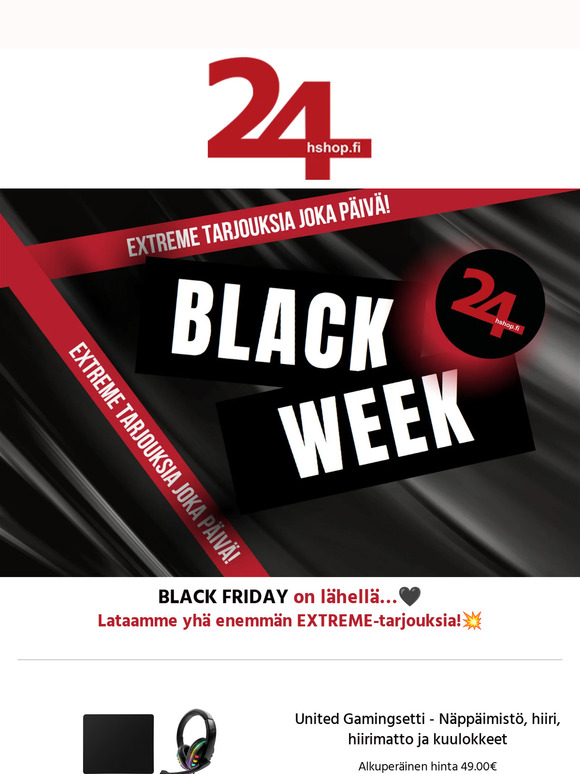BLACK FRIDAY on lähellä...🤑