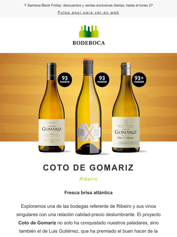 Coto de Gomariz y Borgogno: ¿Ribeiro o Barolo? ¡Los dos!