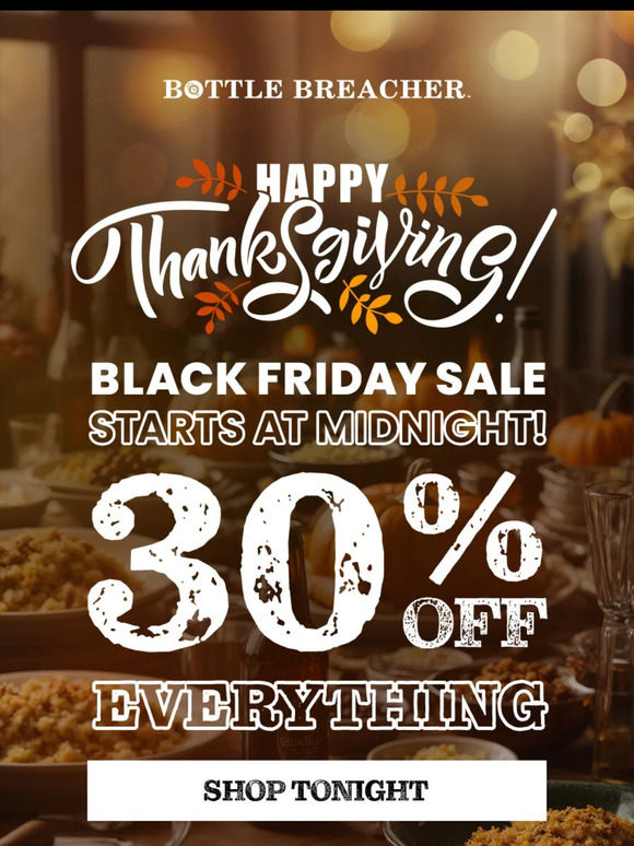 Happy Thanksgiving —!