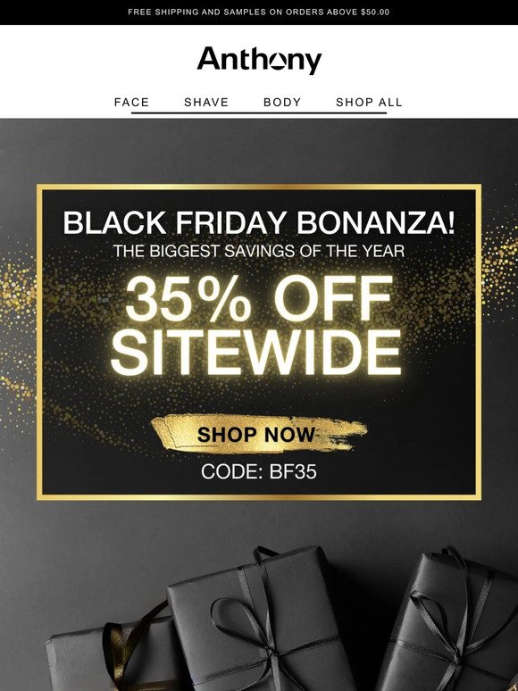 Be first in line for our 35% off sitewide Black Friday sale! 🏷️