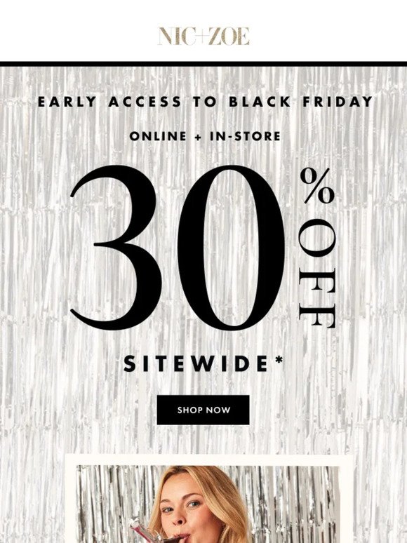 ⭐30%⭐off sitewide + 40% off exclusives and sale