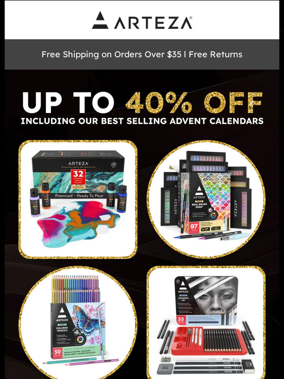 Arteza® Art Supplies Email Newsletters Shop Sales, Discounts, and