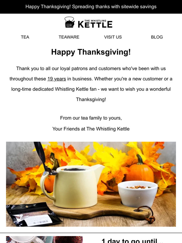 We're Thankful For You 🧡