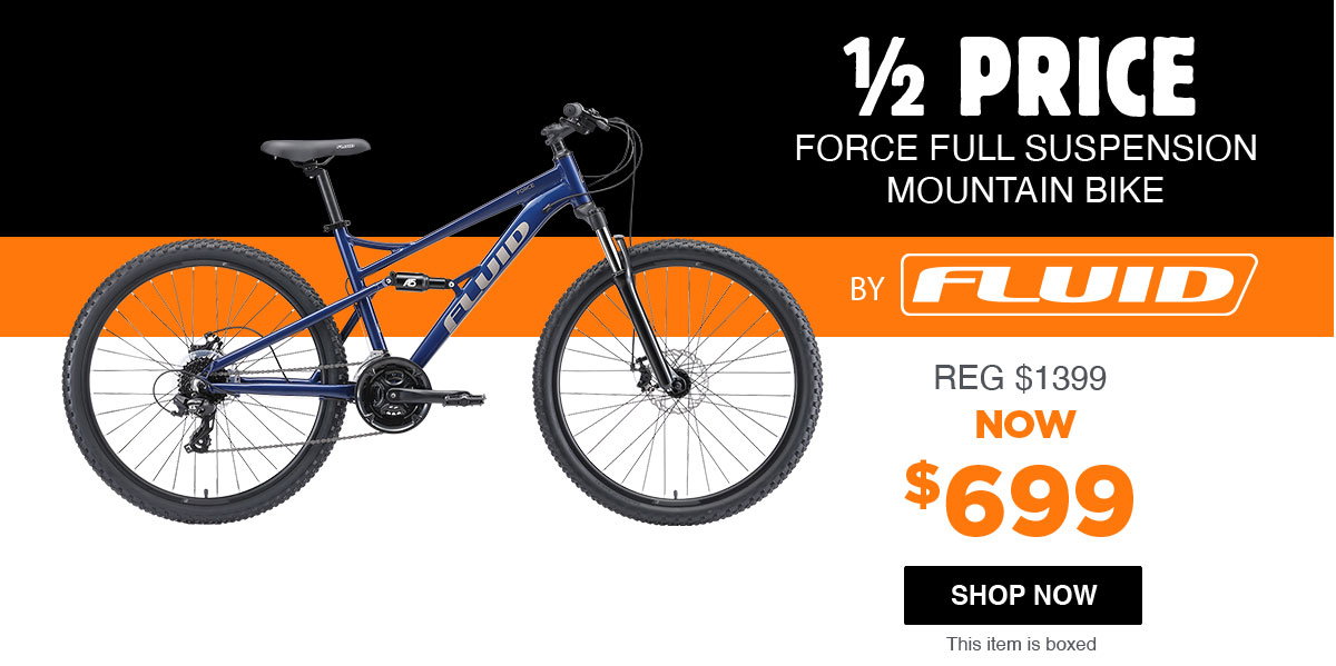 Full Suspension Mountain Bike by Fluid