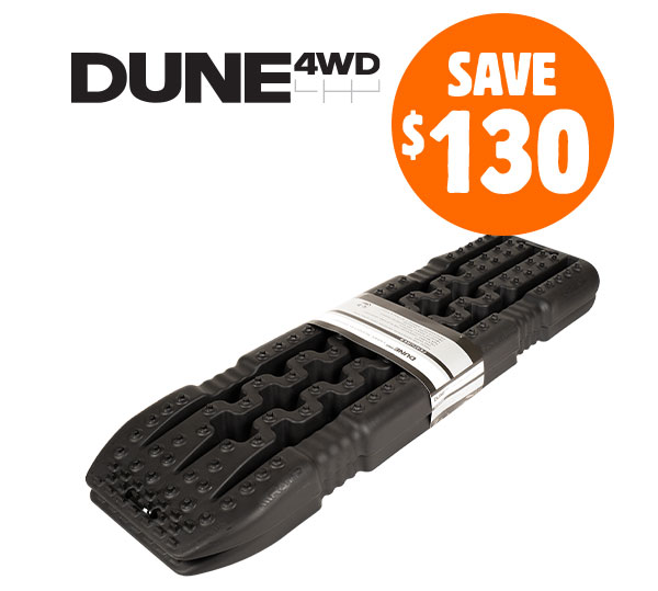 Dune 4 WD Recovery Board Black 1100mm