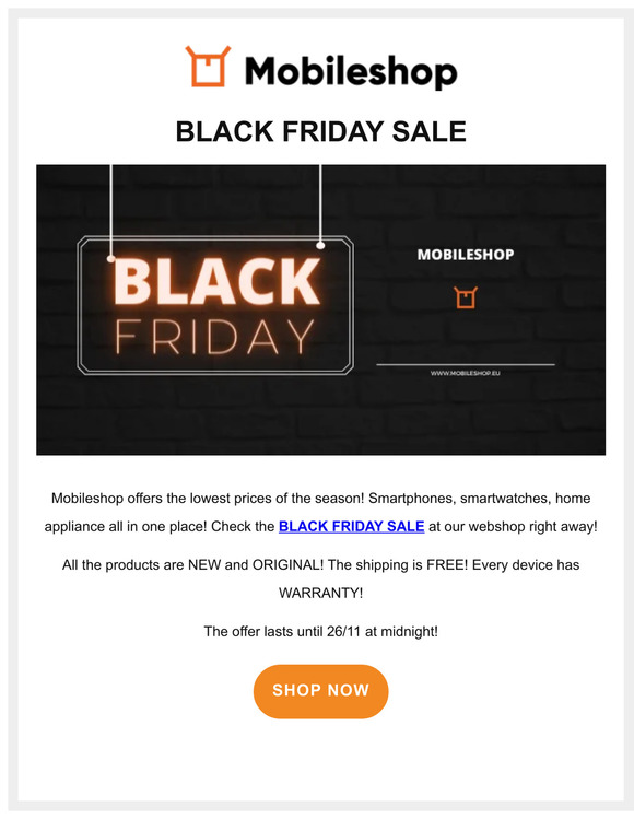 ⚫ BLACK FRIDAY SALE ⚫