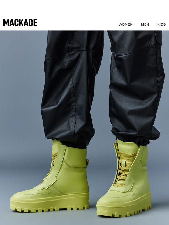 Snow-ready Footwear