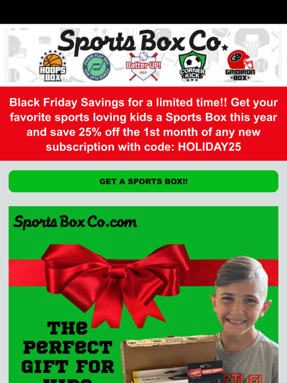 Black Friday savings from Sports Box
