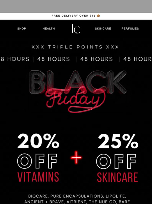 48 Hours. Health & Beauty SALE - 16 Big Brands 🔥