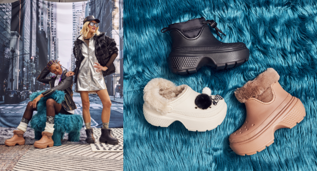 クロックス　クラシック アンファーゲッタブル レオパード ニー ハイ ブーツ crocs Unfurgettable Leopard Knee High Boot Black/Leopard