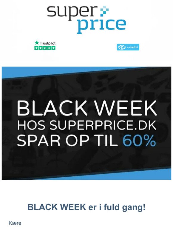 Black Week - det bliver IKKE billigere på fredag 🌟🥳