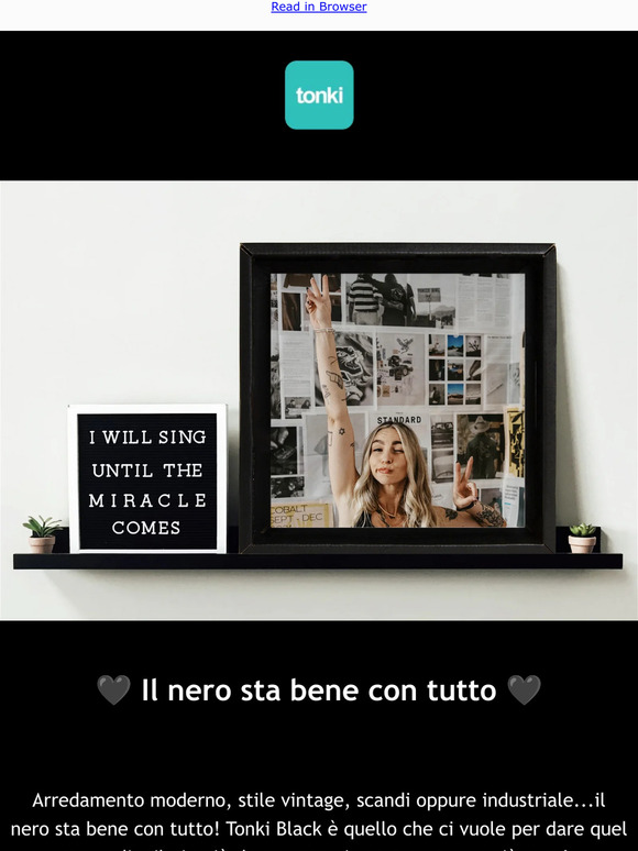 Il nero sta bene con tutto!