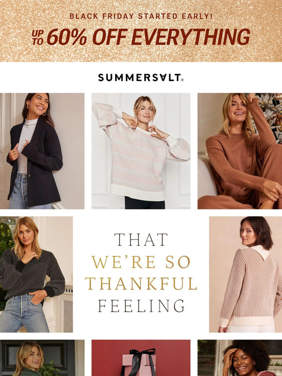 We’re thankful for you (yes, you!)