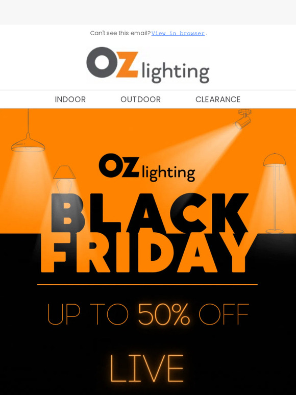 SALE IS LIVE – Up to 50% OFF Lighting, Fans & More! 🥳