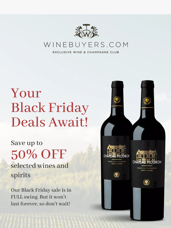 Black Friday deals are inside!