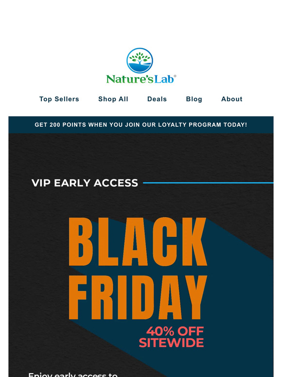 Special Early Access Savings of 40% Site Wide to Be Thankful For!
