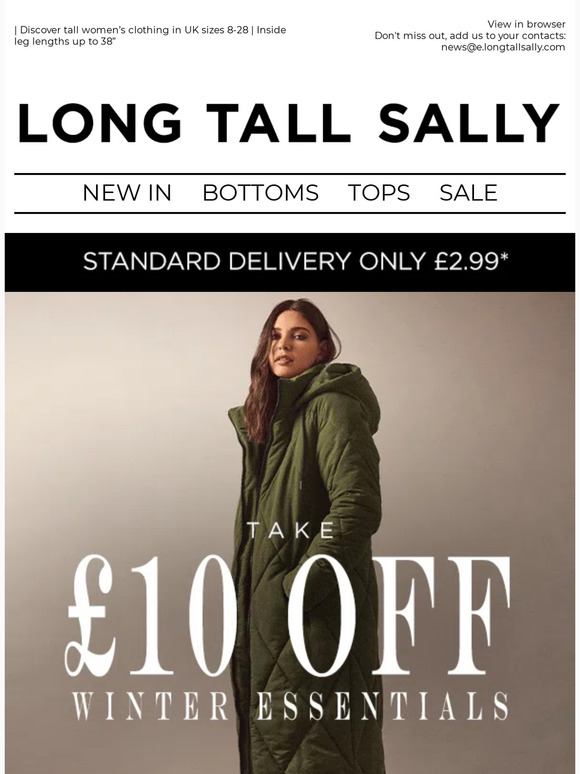 £10 off Winter Essentials